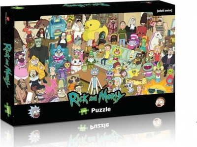 Puzzle Winning Moves Rick and Morty, 1000 copë