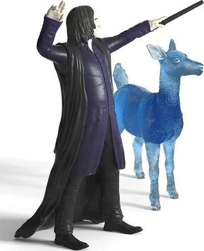 Figurina Schleich Harry Potter, set me 2 copë Professor Snape dhe Patronus Deer, shumëngjyrëshe