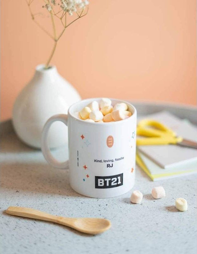 Filxhan Line Friends, 300 ml, i bardhë me dizajn