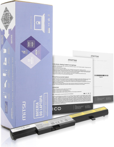 Bateri laptopi Mitsu BC/LE-B40, 2200mAh, për Lenovo B40 B50, ngjyrë e zezë
