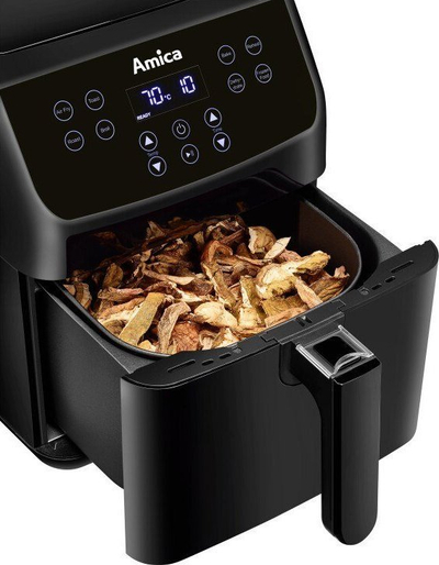 Fritezë me ajër Amica AFM 4011, pa vaj, 1400W, e zezë