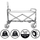 Karrocë plazhi Tourist Beach Cart Deluxe, palosëse 66x48x90cm, mban deri 100 kg, blu