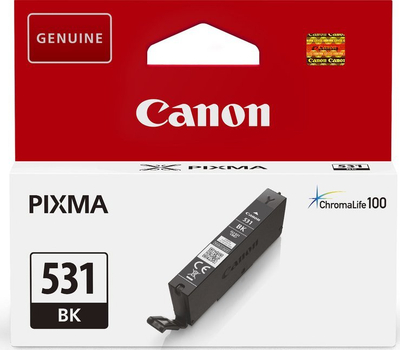 Bojë printeri Canon CLI-531 BK, origjinale, 656 faqe, e zezë