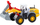 Makina lodër ndërtimi Backhoe Loader, 35 cm, kovë e lëvizshme, plastike