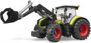 Lodër traktor Bruder Claas Axion 950, me karikues përpara, jeshil