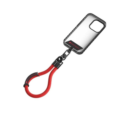 Lidhëse telefoni Audi Sport, universale, 28 cm, e kuqe