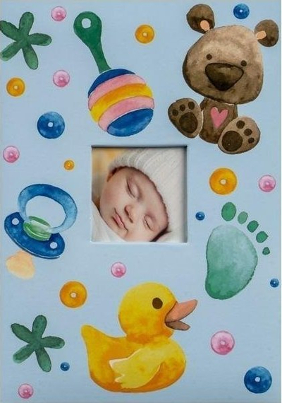 Album foto Fandy Pocket Sewn Token 1, 300 foto 10x15 cm, 19.5x25 cm, blu