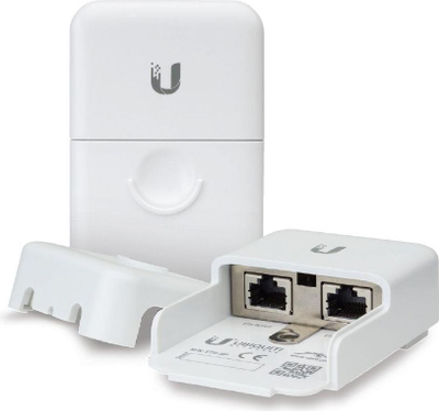 Mbrojtës rrjeti Ubiquiti ETH-SP-G2, ESD PoE, për jashtë, ngjyrë e zezë