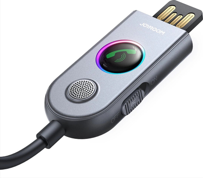 Marrës-transmetues Bluetooth Joyroom JR-CB6, USB AUX, Bluetooth 5.3, i zi