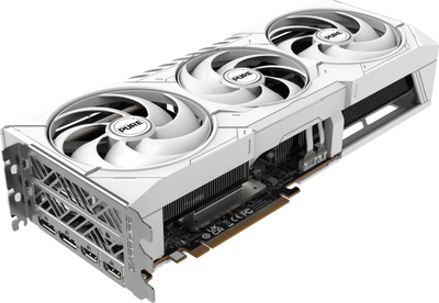 Kартичка графичка Sapphire AMD Radeon RX 9070 PURE, 16GB GDDR6, ARGB, бела