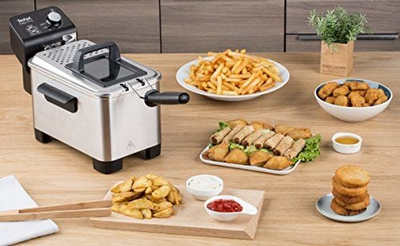 Friteuzë elektrike Tefal Easy Pro, 3L, inox, argjendtë