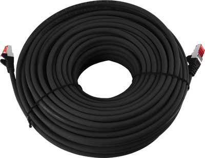 Kabllo rrjeti Spacetronik RJ45 CAT6 S FTP, 30m, LSZH, e zezë