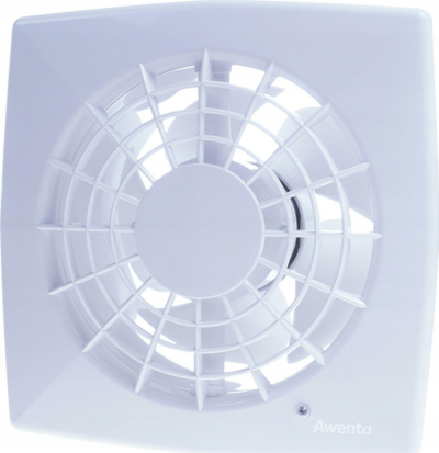 Ventilator banjoje Awenta Vega Fi 100, 12V, diametër 100mm, i bardhë