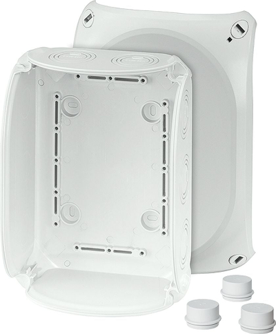 Kuti lidhëse Hensel DK 1600 GZ, 210 x 155 x 92 mm, IP66, gri