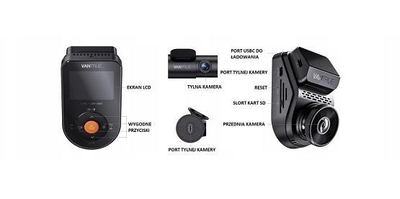 Regjistrues video Vantrue S1 PRO Sonnet, i zi