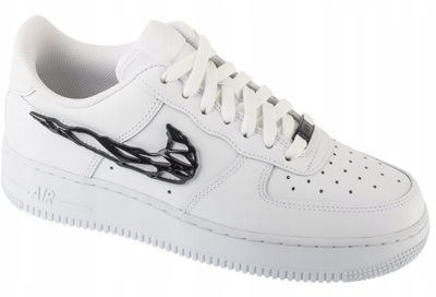 Atlete tenisi për goca Nike Air Force 1 '07 LX, lëkurë, Nike Air, të bardha