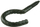 Grepa të lakuar me filetë SUKI, 60x5.2x20x14 mm, set 4 copë, të zinj