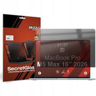 Xham mbrojtës GrizzGlass SecretGlass për MacBook Pro 16", privatësi, matte, transparent