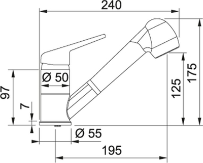 Rubinet Franke Prince II 115.0470.663, bezhë