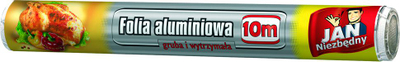 Фолија од алуминиум за кујна JAN Niezbędny, 10m, сребрена