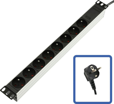 Furnizues energjie rack Lanview TUPS032, 8 dalje, 19", i zi