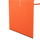 Tavolinë Serie Intrepid prej alumini 121x70x70Hcm (HM6330.09), portokalltë