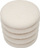 Puf ottoman Mauro Ferretti Damasco Line, Ø40 x 42 cm, MDF pambuk poliester, natyral
