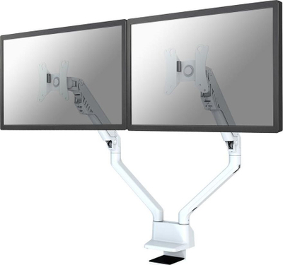 Mbajtëse tavoline për monitorë Neomounts FPMA-D750DWHITE2, për 2 monitorë 10" 32", e bardhë