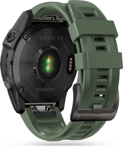Rrip ore Tech-Protect Iconband për Garmin Fenix 3 3 HR 5X 5X Plus 6X 6X Pro 7X, TPU, jeshile ushtarake