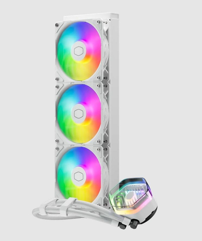 Ftohës uji për procesor Cooler Master MasterLiquid 360 ION, radiator 360 mm, White Edition, i bardhë