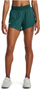 Pantallona të shkurtra vrapimi Under Armour Lighter Than Air Women, slip i integruar, tharje e shpejtë, jeshile