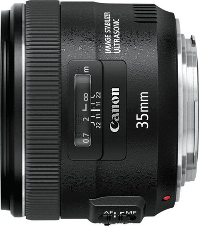 Objektiv Canon EF 35mm f/2 IS USM, me stabilizim imazhi, ngjyrë e zezë
