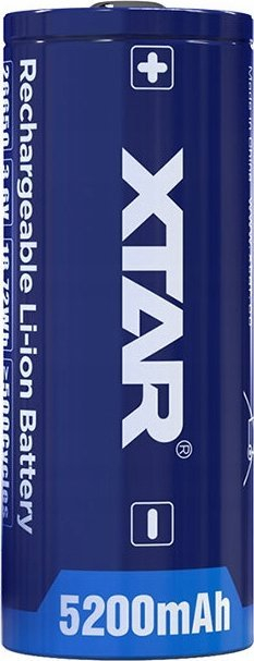 Bateri rikarikueshme Tovatec XTAR26650 A, 26650, 5200mAh, FLAT TOP