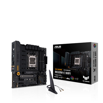 Мобилна плоча Asus TUF Gaming B650M-E WIFI, DDR5, Wi-Fi 6, црна