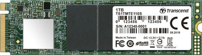 Disk SSD Transcend 110S, 1TB, M.2 2280 PCI-E x4 Gen3 NVMe