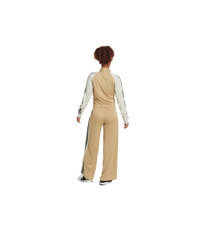 Trenerka set për femra Adidas, e bardhë/e kaftë