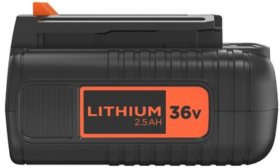 Bateri litium Black+Decker BL2536, 36V, 2.5Ah, e zezë
