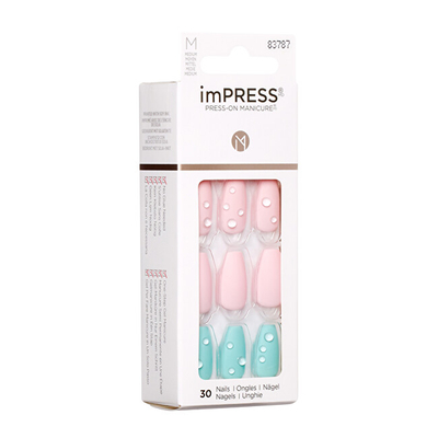 Set thonj vetëngjitës KISS ImPRESS ew Drop, 30 copë