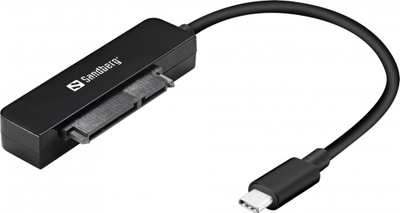 Adaptor USB Sandberg USB C to SATA USB 3.1 Gen2, 2.5", 10 Gbit/s, i zi