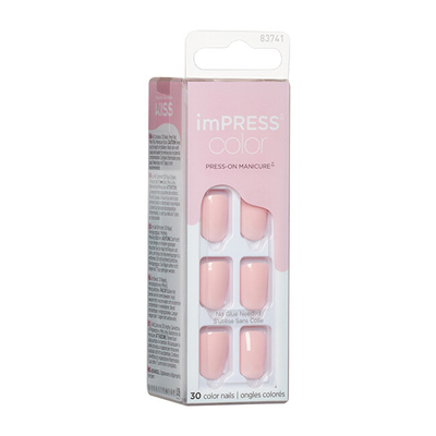 Thonj artificialë KISS imPRESS Color Pick Me Pink, 30 copë