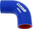 Lidhës silikoni TurboWorks Pro bërryl 90°, 20mm, blu