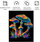 Set diamond painting DIAMOND DOTZ Neon Flock Mushrooms, 18x14, shumëngjyrësh