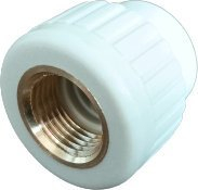 Kupling PP SIGMA-LI FI 25 x 1/2", me saldim