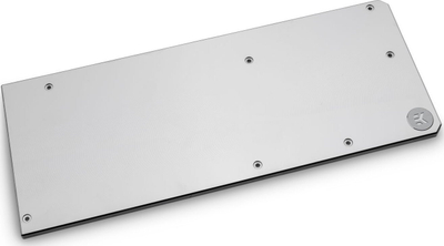 Backplate grafike EKWB EK Vector Radeon RX 5700 XT, alumini i nikluar, ngjyrë argjendi