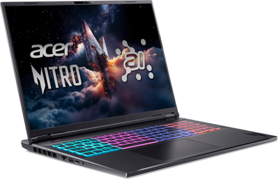 Laptop gaming Acer Nitro 18 AN18-61, Ryzen AI 7 350, 18", 16GB RAM, 1TB SSD, RTX 5060, i zi