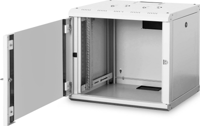 Kabinet muri për rrjet Digitus DN-19 09-U, 19\", 9U, gri