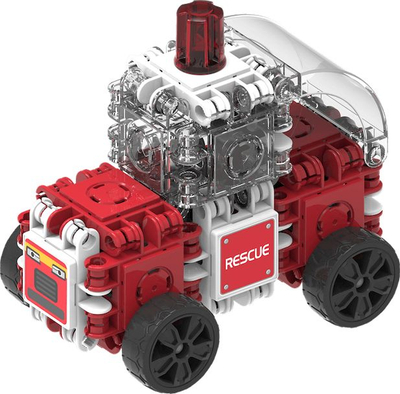 Конструкторска играчка CLICFORMERS Creative Set Rescuers, 70 делови, возила за спасување, шарени