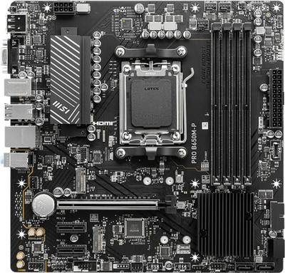 Pllakë amë MSI PRO B650M-P