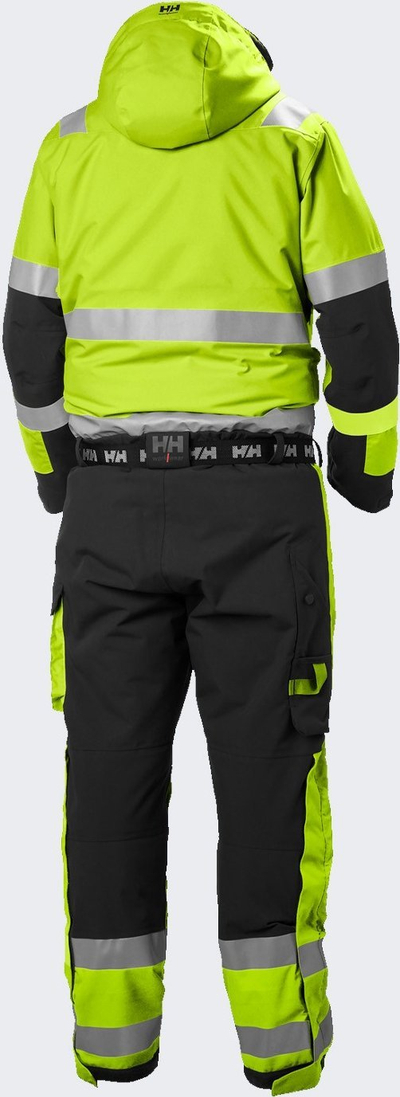Kostum dimri Helly Hansen Workwear Alna 2.0 C52, me Primaloft për ngrohje, dukshmëri e lartë, i verdhë navy