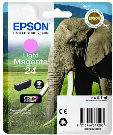 Fishek boje Epson Elephant 24, Claria Photo HD, Light Magenta